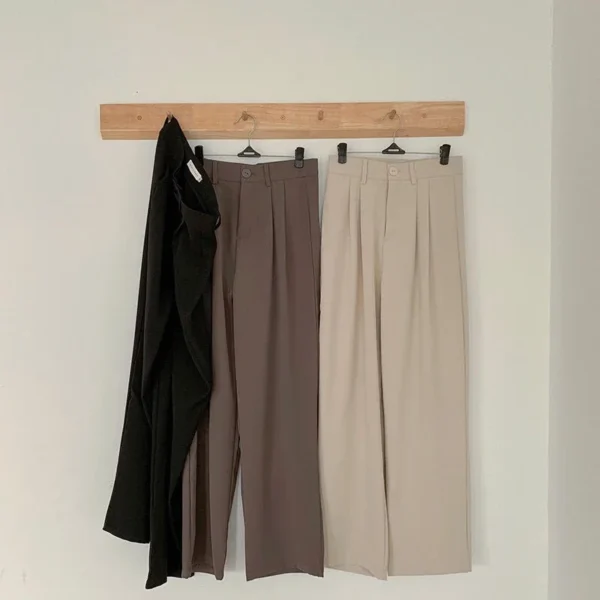 Calça Feminina de Cintura Alta - Retas, Estilo Office. - Imagem 3
